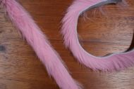 1/4" Magnum Rabbit Zonker Strips Salmon Pink