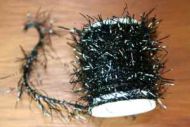 Ice Straggle Cactus Chenille Standard Black