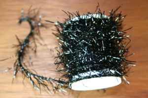 Ice Straggle Cactus Chenille Standard Black