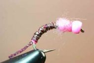 Hareline Midge Diamond Braid Claret