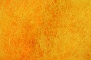 Leicester Wool Dubbing Sulphur Orange