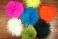 Arctic Fox Tail Black