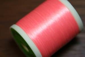 Danvilles Flat Waxed Nylon Flo. Pink/Shell Pink No. 508