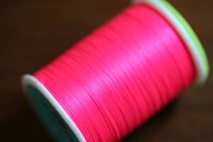 Glo-Brite Flourescent Floss No 1 Shade Neon Magenta