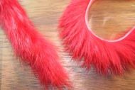 1/4" Magnum Rabbit Zonker Strips Red