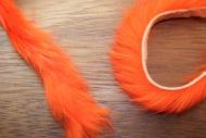 1/4" Magnum Rabbit Zonker Strips Hot Orange