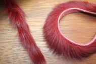 1/4" Magnum Rabbit Zonker Strips Claret