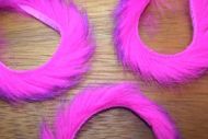 1/8" Two Toned Rabbit Zonker Strips Purple/Flo. Fuchsia