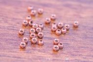 Painted Tungsten Beads 1.5mm Tan/Brown