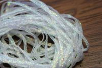 Hareline Mini Flat Fly Braid Pearl