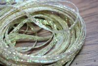 Hareline Mini Flat Fly Braid Shimmer Gold