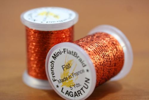 Lagartun Mini Flat Braid Rust