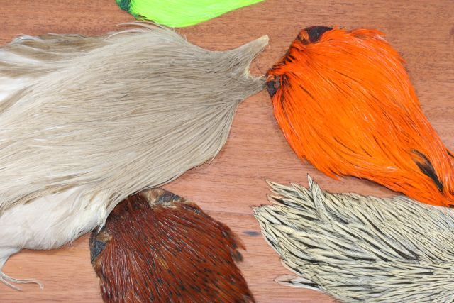 MDI Game Quality Grade A Natural Grizzly Indian Cock Cape For Fly Tying K2 