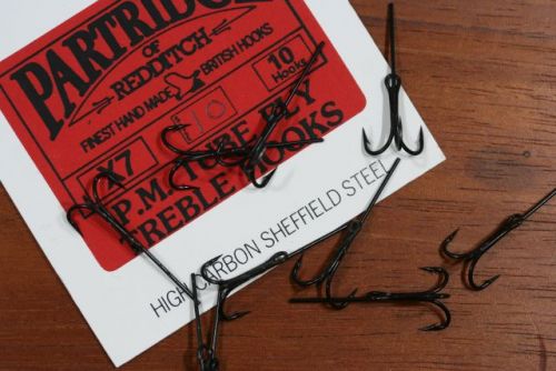 Partridge PM Tube Fly Trebles size 12