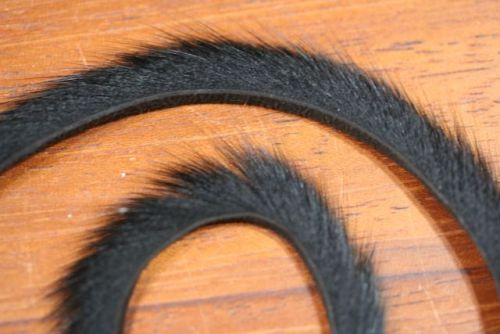 Pine Squirrel Zonker Strips Black