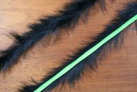 1/8" Bling Rabbit Strips Black Flo. Green Chart. Accent