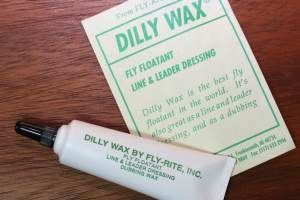 Fly and Line Treatments - Fly-Rite's Dilly Wax is a great fly and