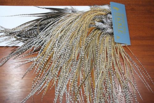 Whiting High and Dry Cock Saddle Grizzly Variant