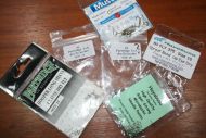 6 packs of dry fly hooks