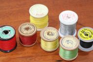 7 spools of vintage thread