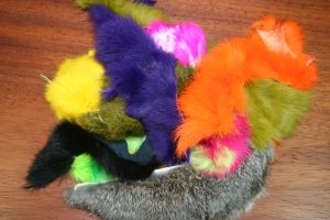 Hareline Rabbit Hide Pieces Variety Pack