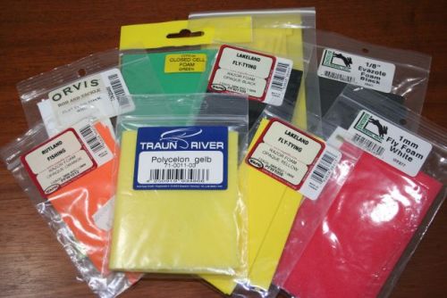 Multiple packs foam sheets.