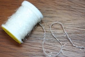 Ice Straggle Cactus Chenille Extra Fine Pearl Clear