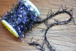 UV Straggle Cactus Chenille Standard Black