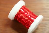 Holographic Tinsel Small Red