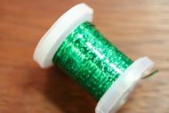 Holographic Tinsel Large Green