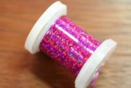 Holographic Tinsel Medium Fuchsia