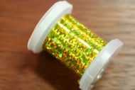 Holographic Tinsel Medium Chatreuse/Yellow