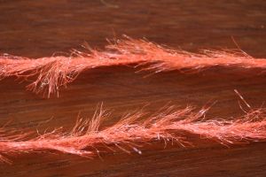 Medium Crystal Hackle Flo Orange