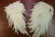 Indian Cock Saddle Cream/White