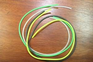 Silicone Tubing Dayglo Green