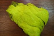 Indian Hen Cape Dyed Olive Yellow