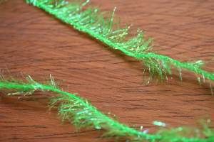 Pearl Crystal Hackle Intense Lime