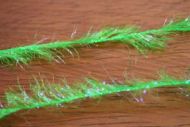 UV Crystal Hackle Flo. Chartreuse