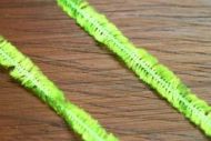 Hareline 1/4" Pseudo Herl Flo Chartreuse