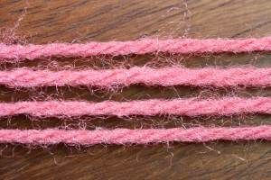 Aunt Lydias Sparkle Yarn Dusky Pink