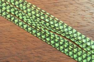 Barred Crazy Legs Chartruese Pearl Flake