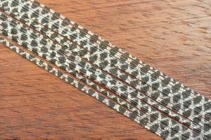 Barred Crazy Legs Clear/Pearl Flake