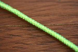 Hareline Micro Pearl Core Braid Chartruese