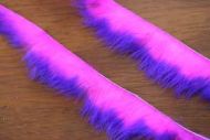 1/8" Crosscut Two Toned Rabbit Strips Purple/Hot Pink