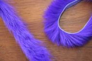 1/4" Magnum Rabbit Zonker Strips Purple