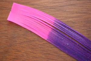 Hot Tipped Crazy Legs Flo. Fuchsia /Purple Tipped