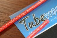 Tubeworx Outer Tubing Flo Orange Glitter Gold
