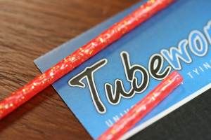 Tubeworx Outer Tubing Flo Orange Glitter Gold