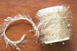 Ice Straggle Cactus Chenille Standard Gold