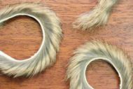 1/8" Rabbit Zonker Strips Sand Variant